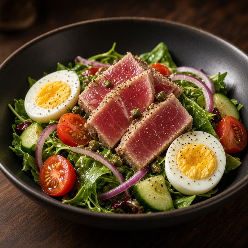 Tuna and egg salad
